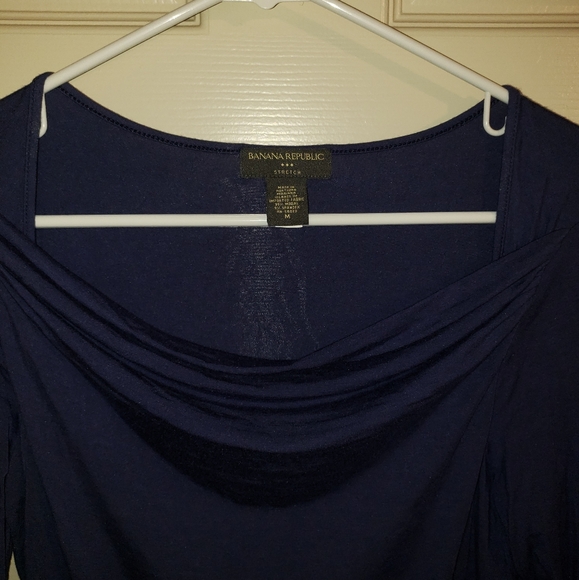 2/$20 Banana Republic Factory Purple Cowl Stretch - Picture 3 of 8